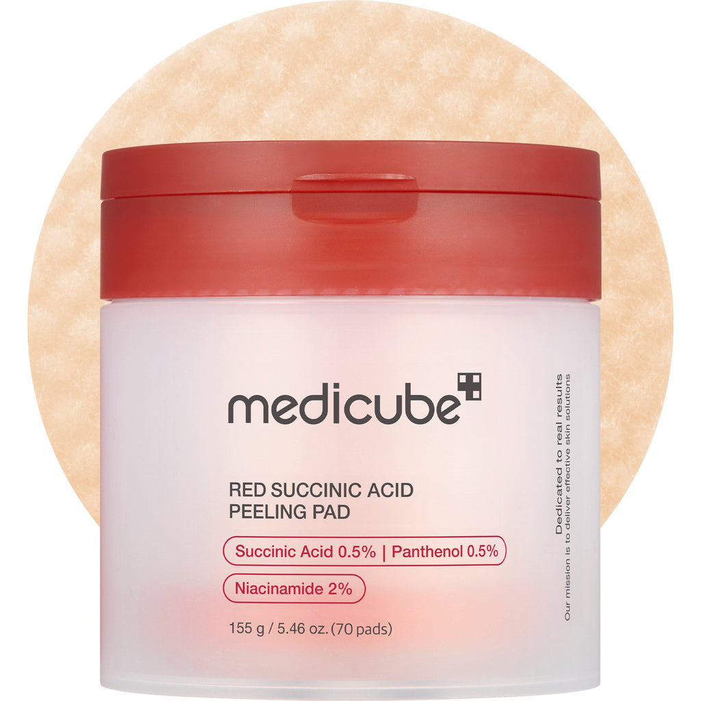 [Subscr.] Red Succinic Acid Panthenol Pads - Travel Ready Skin Care Set