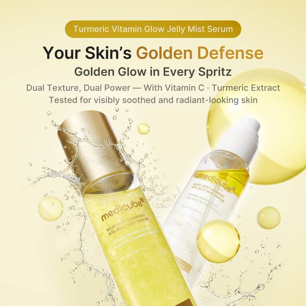 Kojic Acid Turmeric Vitamin Gold Jelly Mist Serum - Daily Balancing Toner
