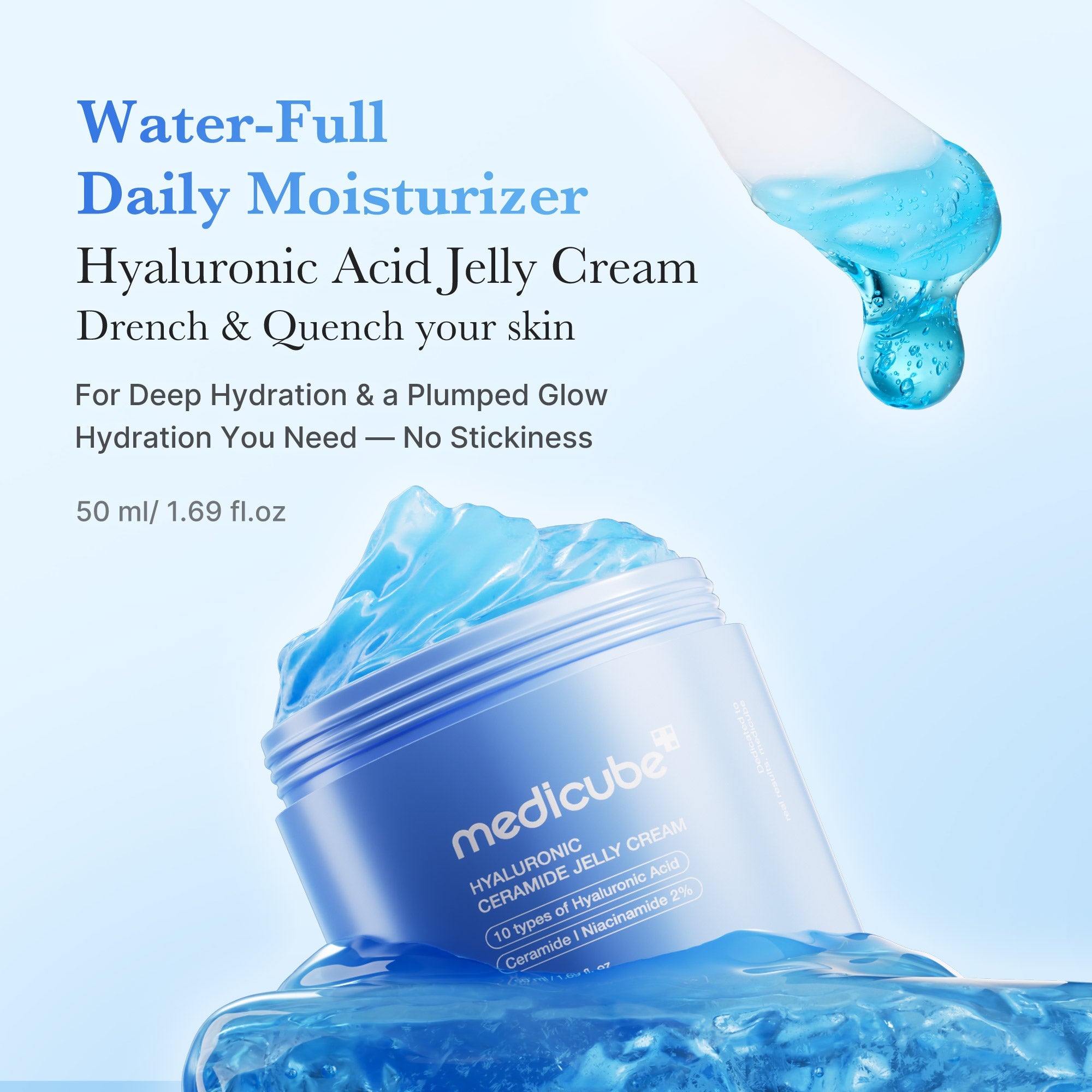 [Subscr.] Hyaluronic Ceramide Moisturizing Jelly Cream - Travel Ready Ampoule Serum
