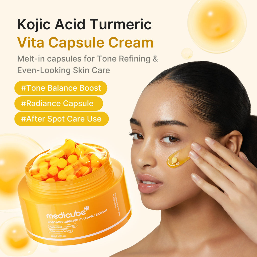 Kojic Acid Turmeric Vita Capsule Cream - Self Care Cushion Pads
