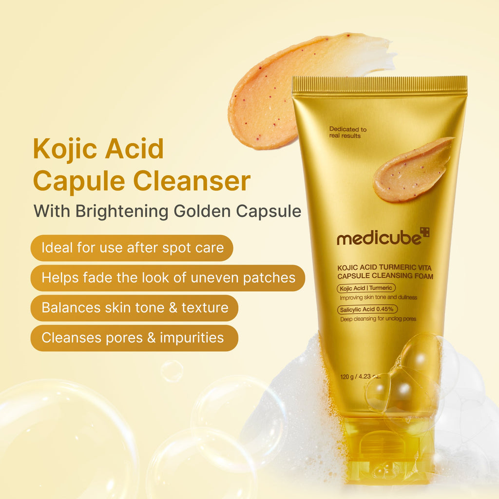 Kojic Acid Turmeric Vita Capsule Foam Cleanser - Simple Night Cream