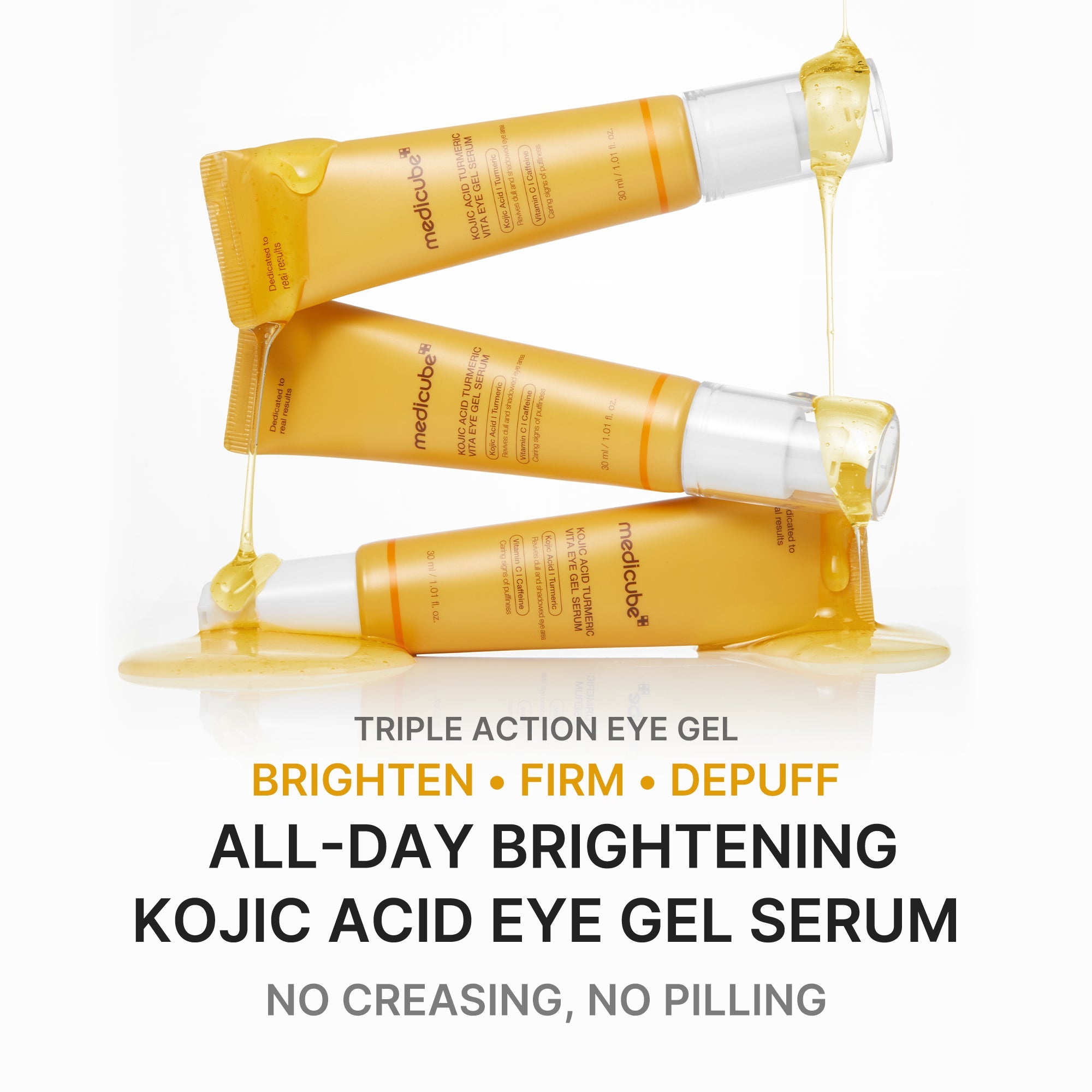 Kojic Acid Tumeric Eye Gel Serum - Glow Ready Sheet Mask