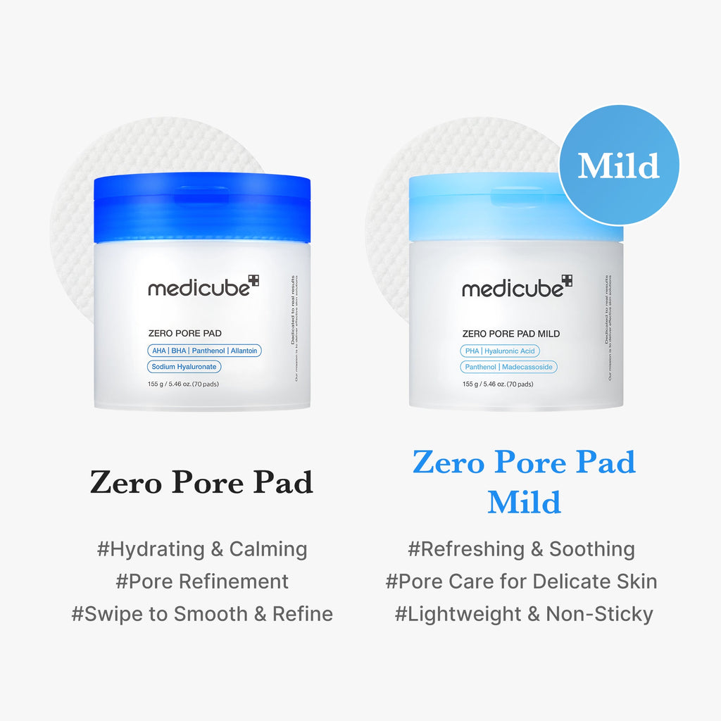 Zero Pore Madecassoside Pads (Mild) - Gentle Ampoule Serum