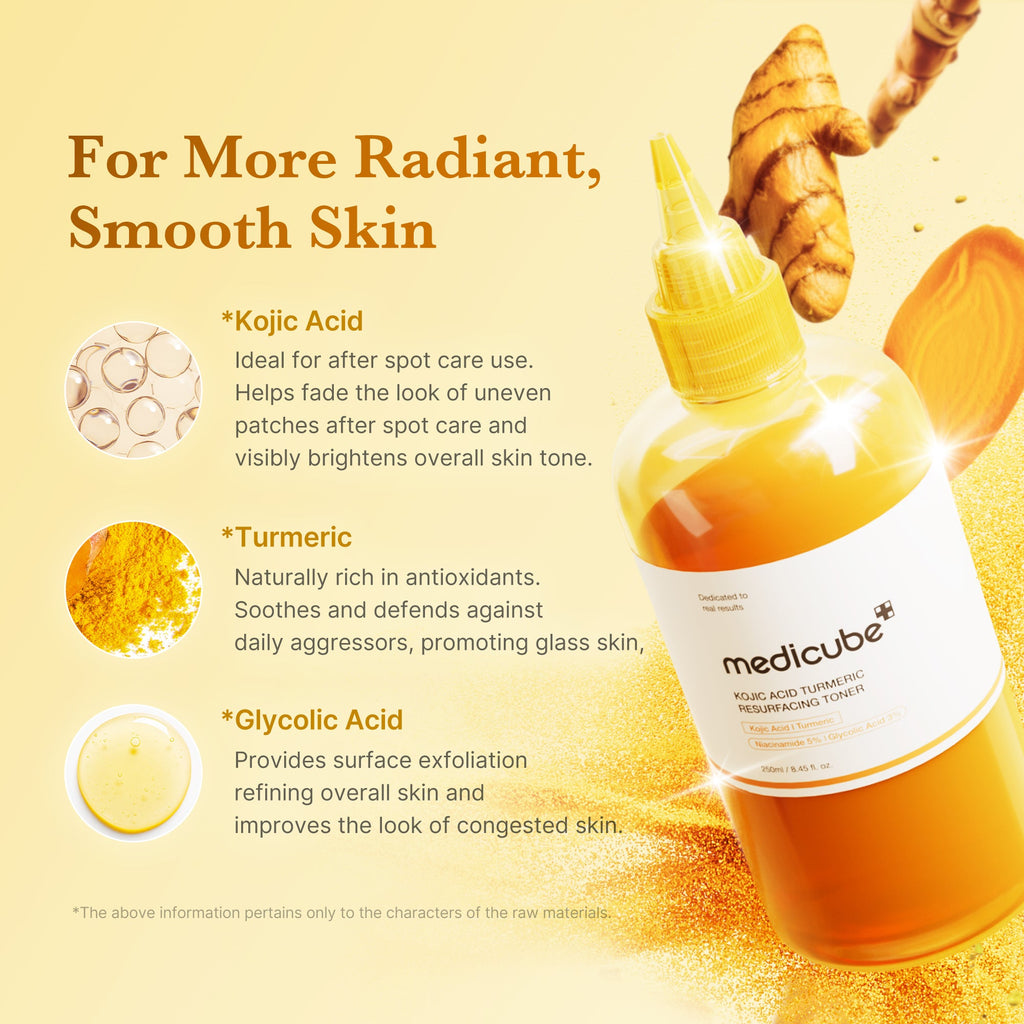 Kojic Acid Turmeric Toner - Radiant Facial Device
