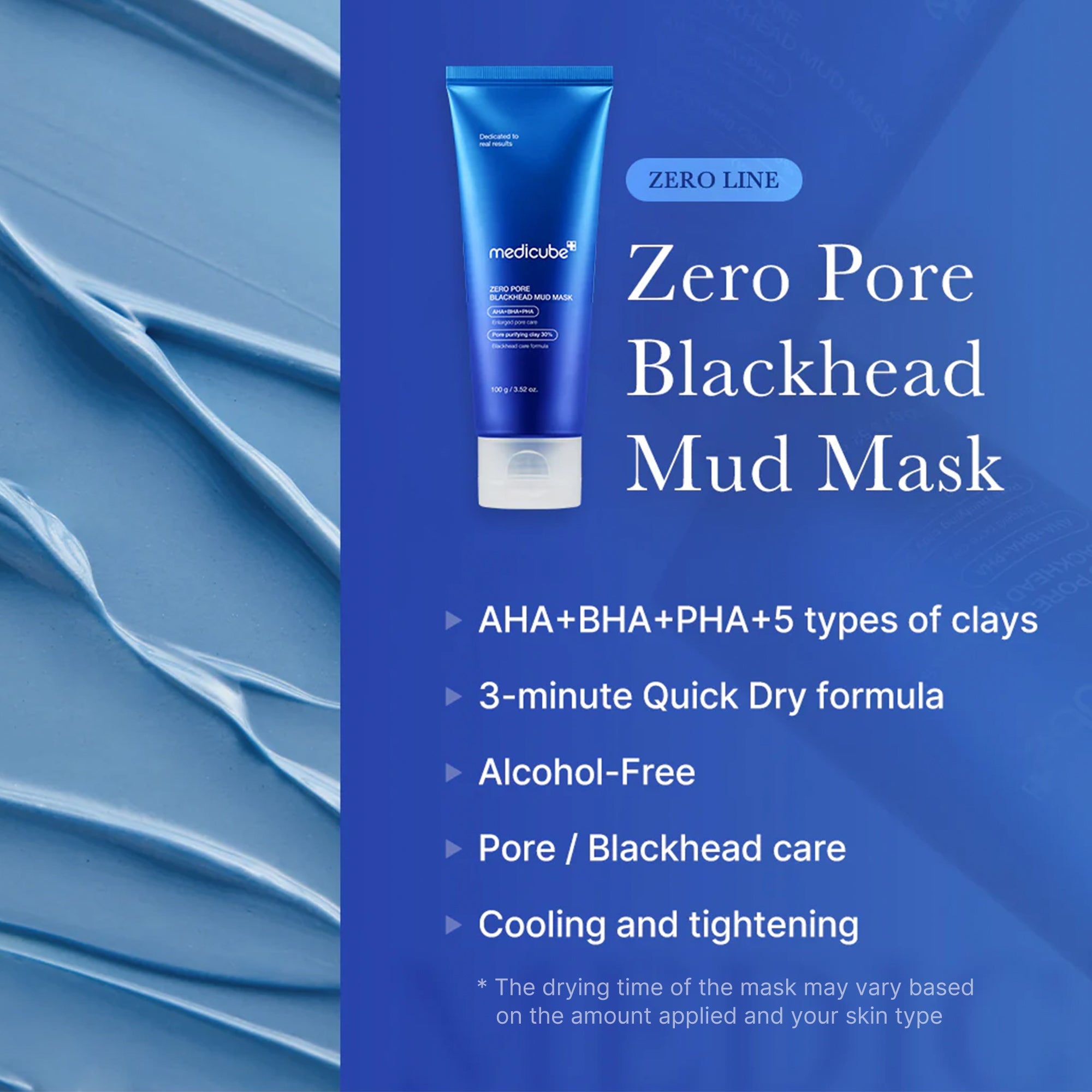 Zero Pore Blackhead Mud Mask - Radiant Facial Serum