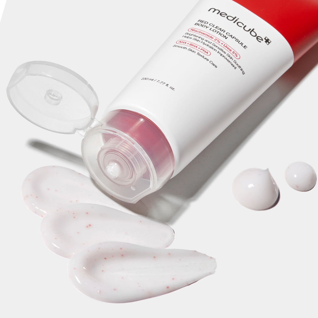 [Subscr.] Red Clear Capsule Body Lotion - Minimal Cushion Pads