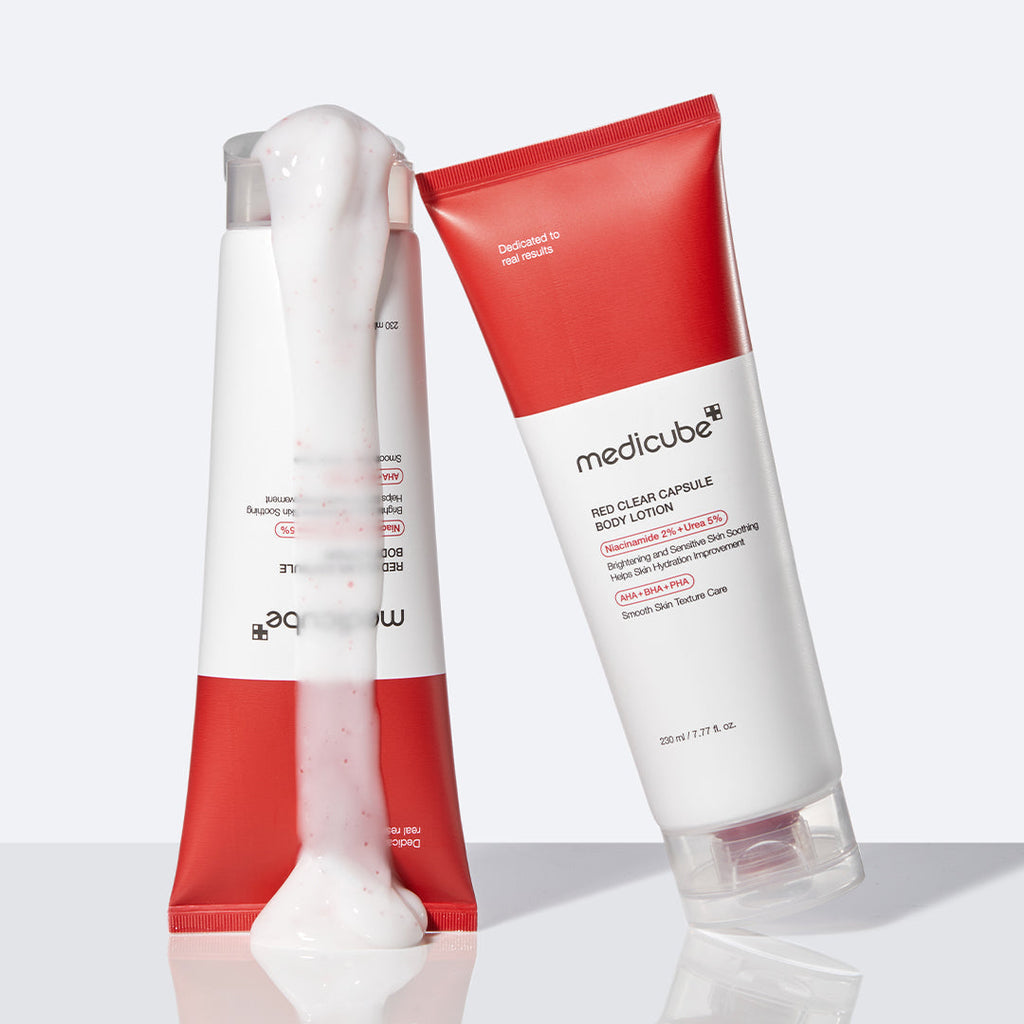 [Subscr.] Red Clear Capsule Body Lotion - Minimal Cushion Pads