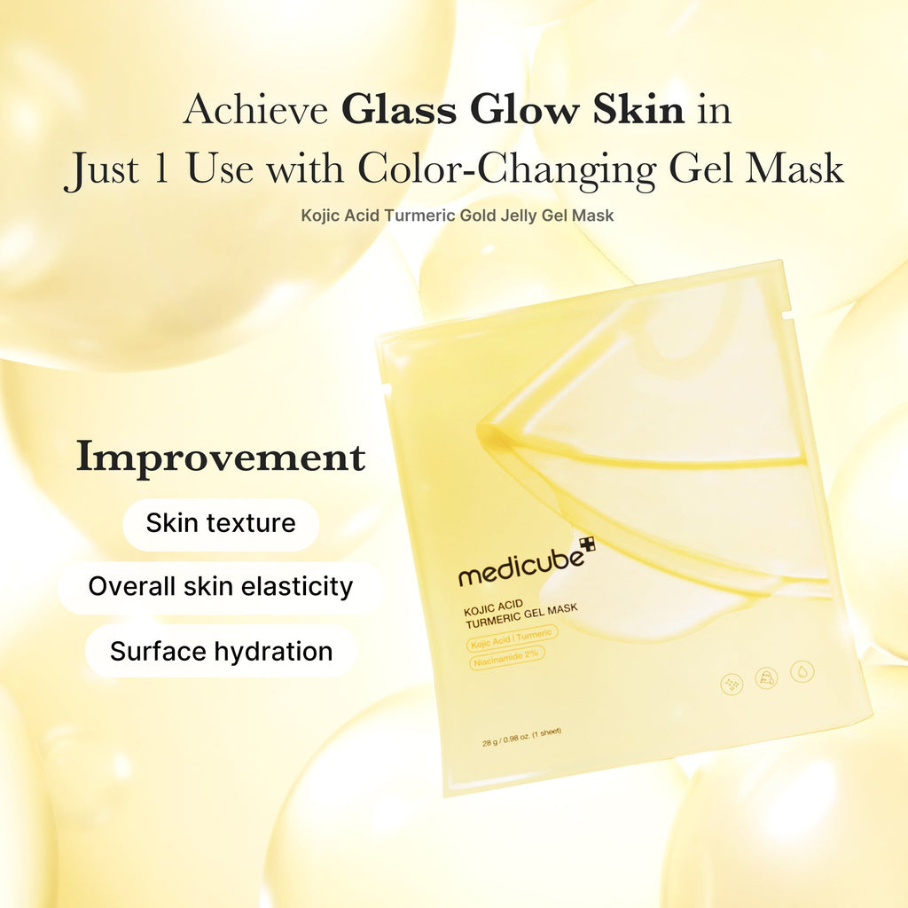 [GIFT] Kojic Acid Turmeric Gold Jelly Gel Mask 1EA - Fresh Facial Device