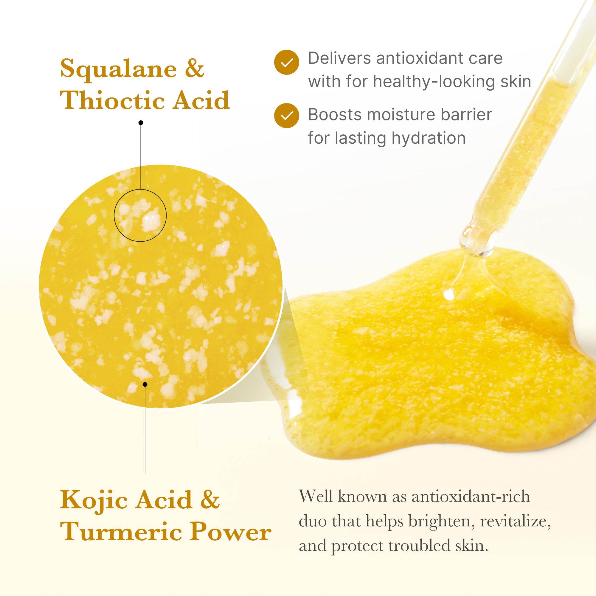 Kojic Acid Turmeric Capsule Serum - Routine Ready Facial Cream