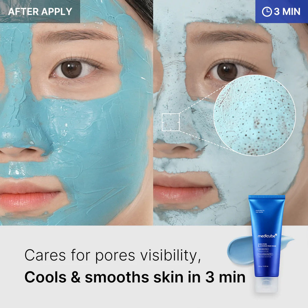 Zero Pore Blackhead Mud Mask - Radiant Facial Serum