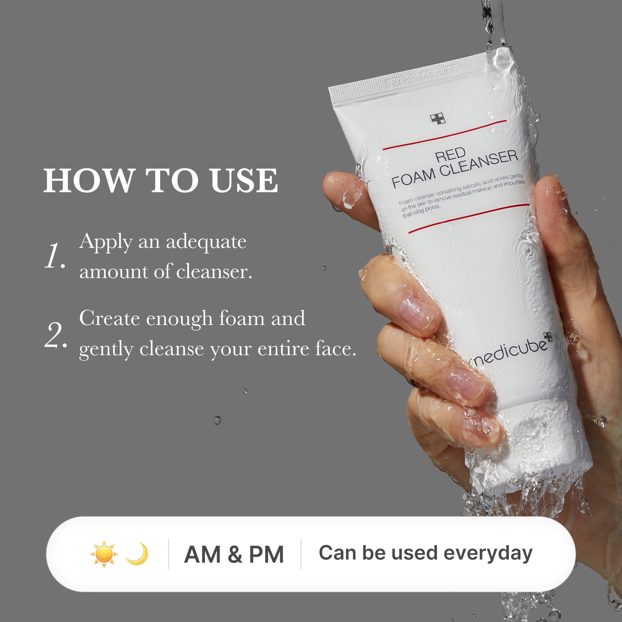 [GIFT] Red Foam Cleanser - Lightweight Night Cream