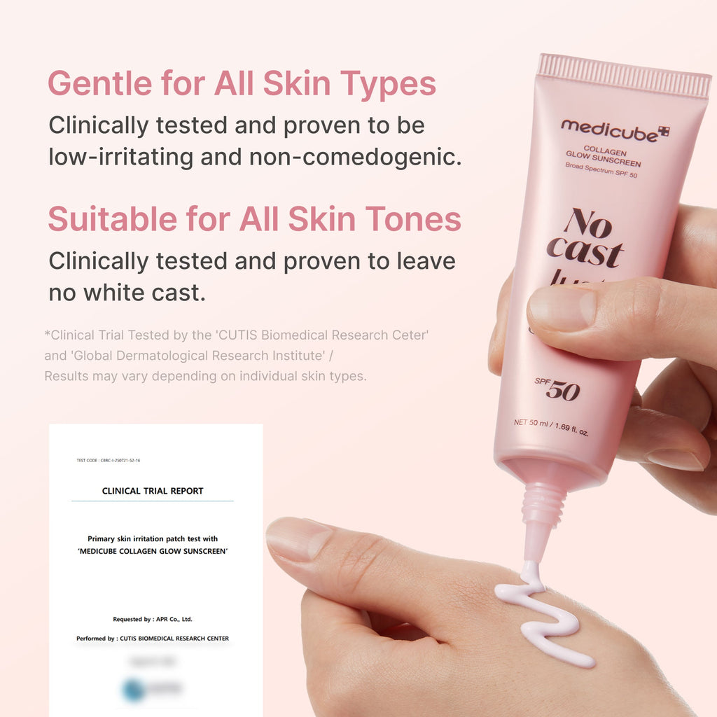 [Subscr.] No Cast Just Glow Collagen Sunscreen - Glow Ready Foam Cleanser