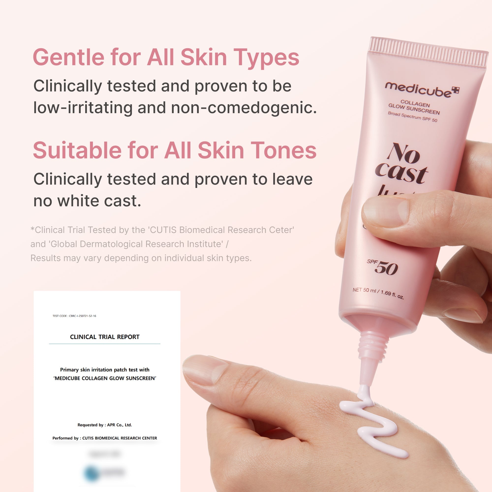 [Subscr.] No Cast Just Glow Collagen Sunscreen - Glow Ready Foam Cleanser