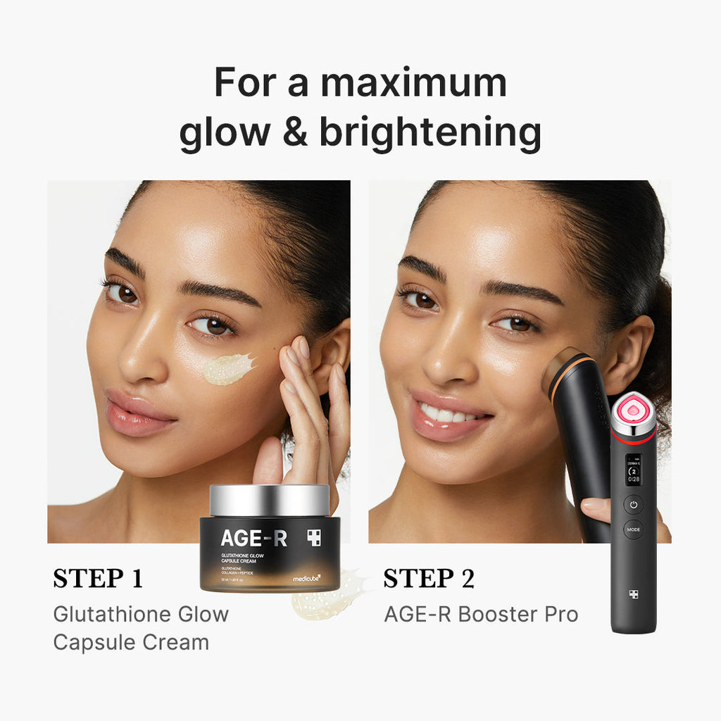 AGE-R Glutathione Glow Capsule Cream - Routine Ready Facial Cream