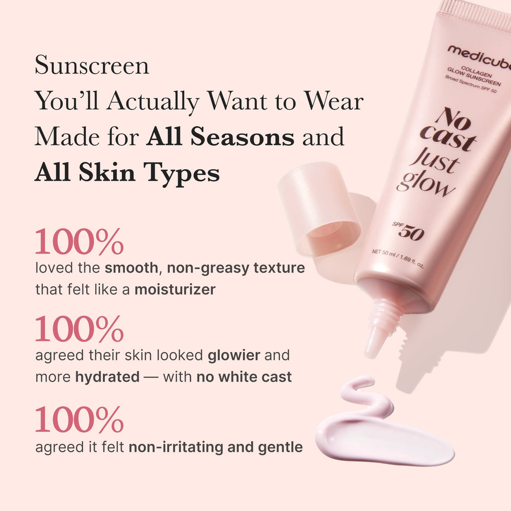 [Subscr.] No Cast Just Glow Collagen Sunscreen - Glow Ready Foam Cleanser