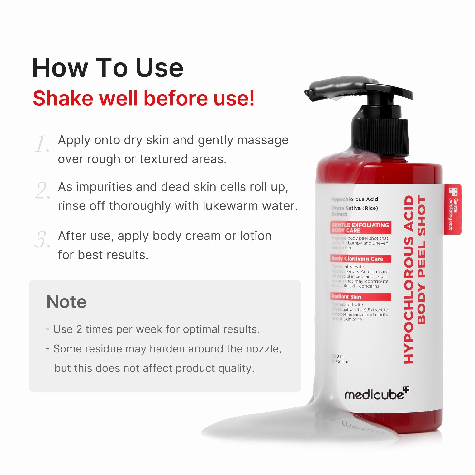 Hypochlorous Acid Rice Body Peel Shot - Modern Pore Care