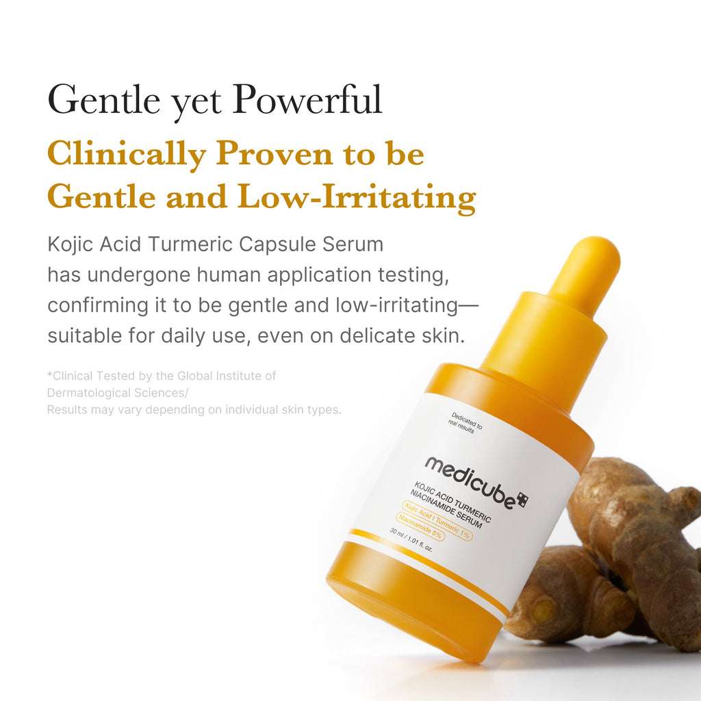 Kojic Acid Turmeric Capsule Serum - Routine Ready Facial Cream