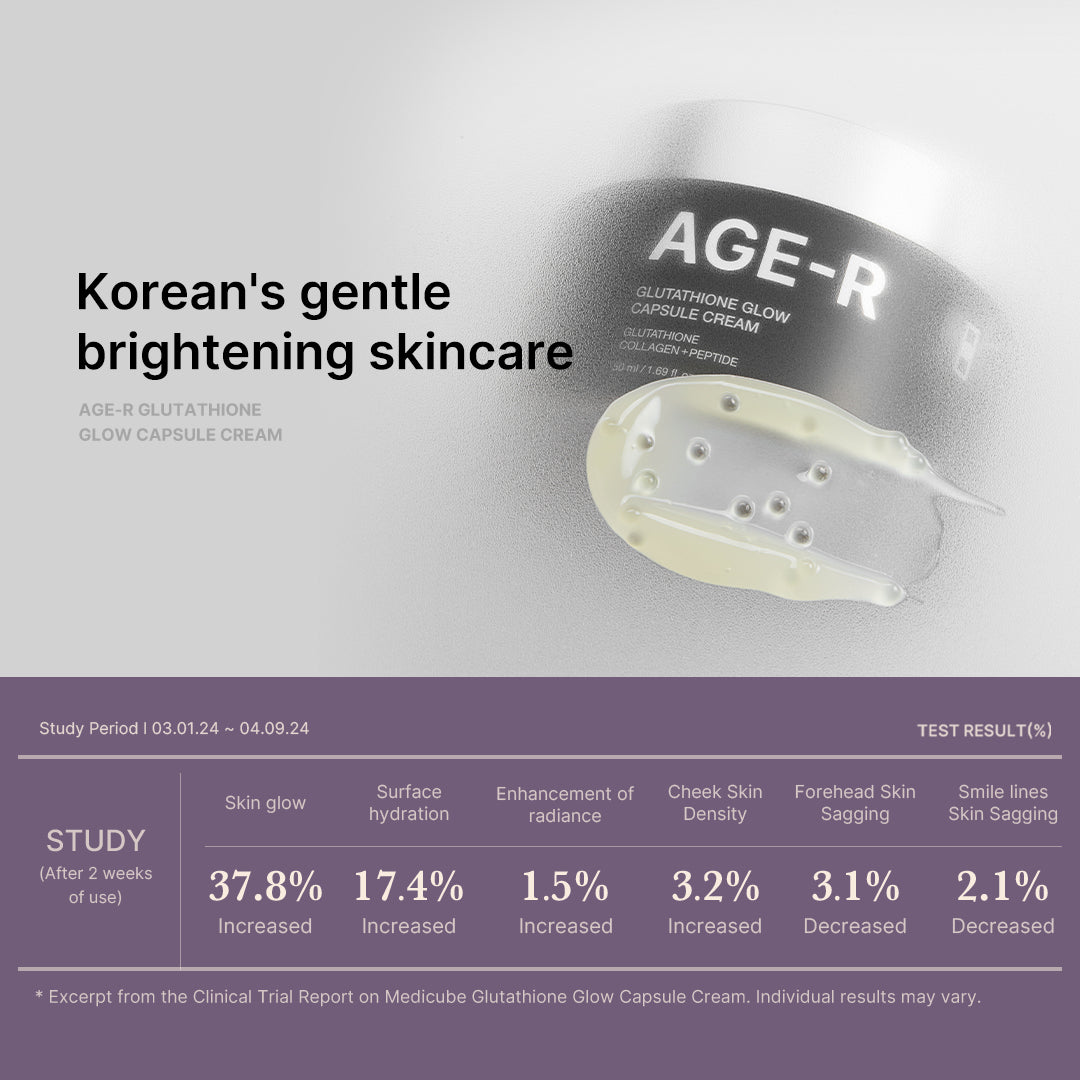 [GIFT] AGE-R Glutathione Glow Capsule Cream - Gentle Beauty Tool