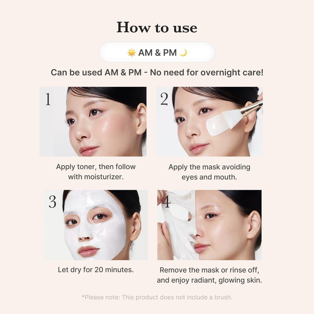 Collagen Milky Glow Daytime Wrapping Mask - Radiant Facial Serum