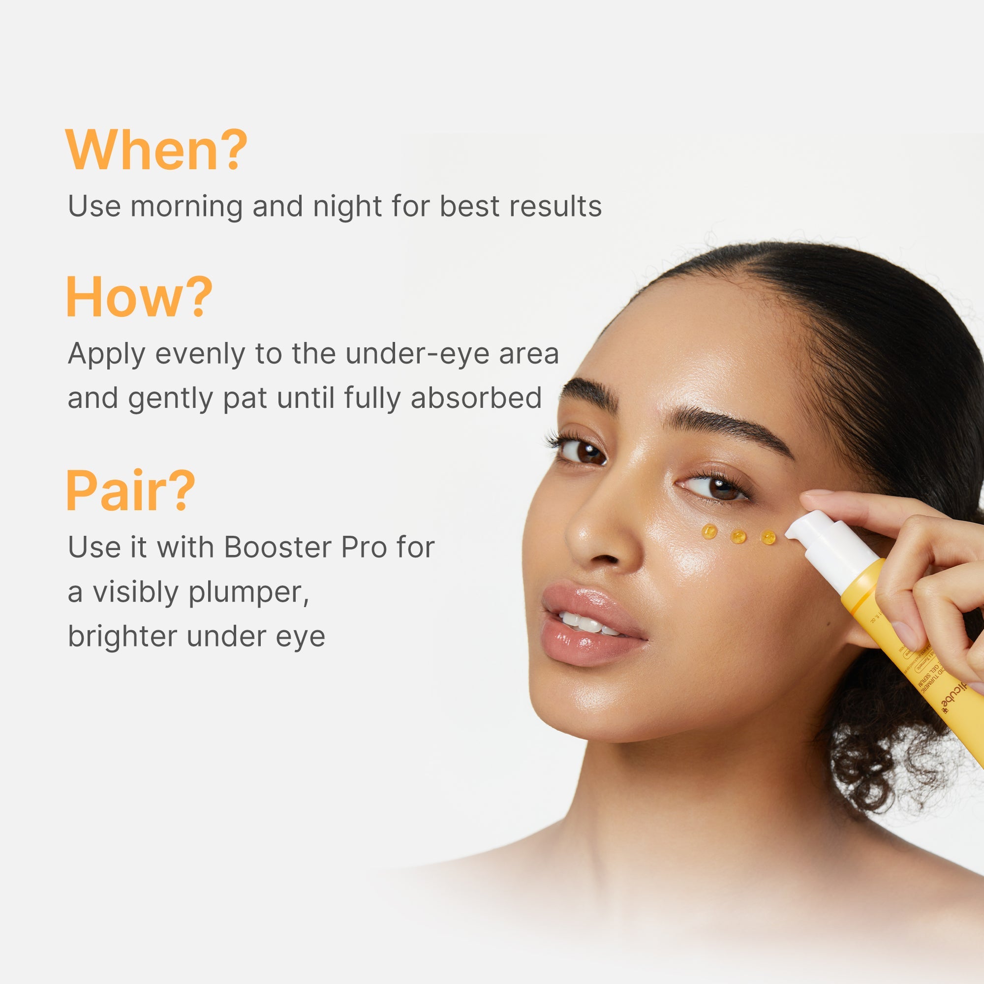 Kojic Acid Tumeric Eye Gel Serum - Glow Ready Sheet Mask