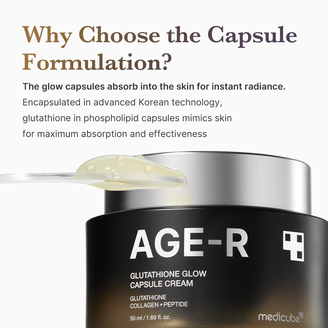 [GIFT] AGE-R Glutathione Glow Capsule Cream - Gentle Beauty Tool