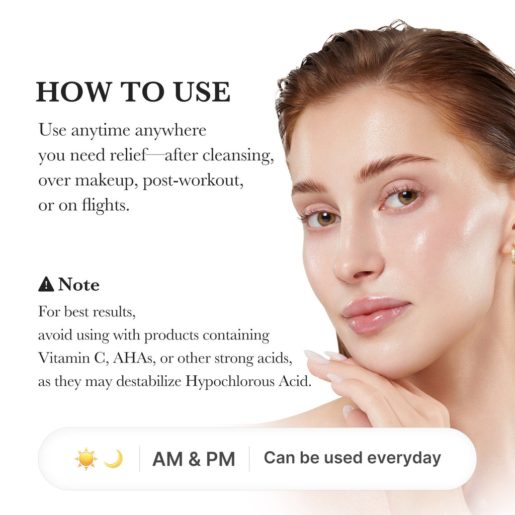 Hypochlorous Acid Power Soothing Spray - Fresh Face Sheet Mask