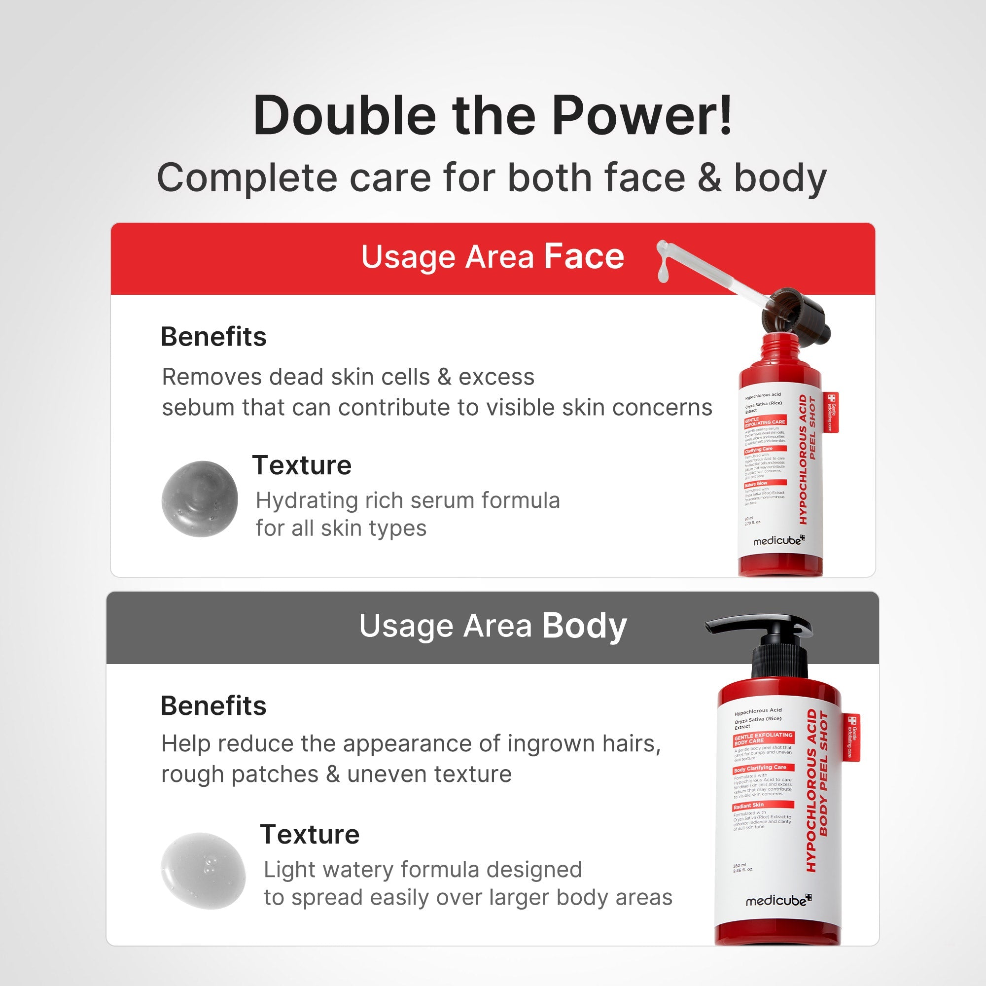 Hypochlorous Acid Rice Body Peel Shot - Modern Pore Care