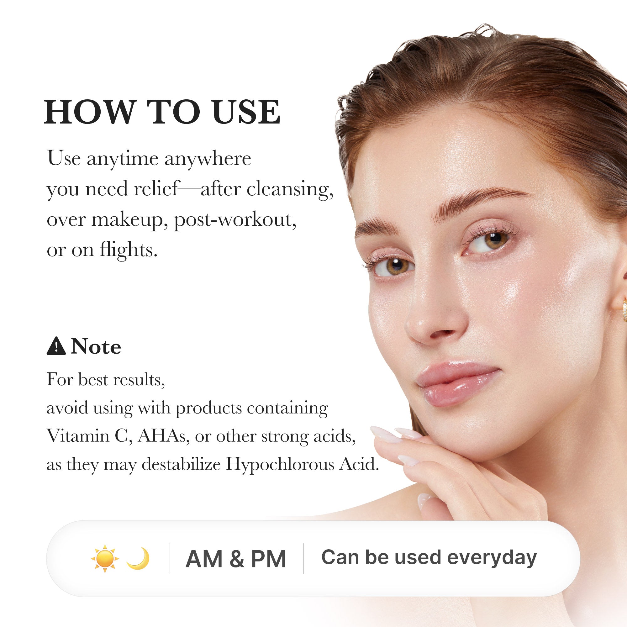 [Subscr.] Hypochlorous Acid Power Soothing Spray - Self Care Ampoule Serum