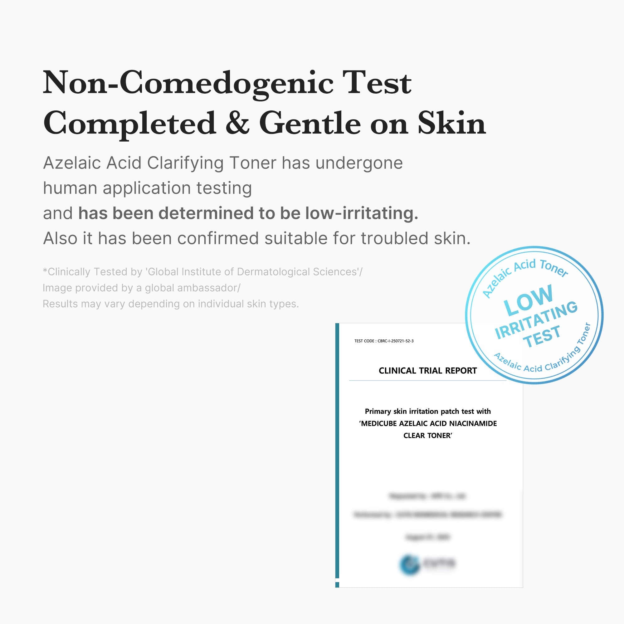 Azelaic Acid Niacinamide Clarifying Toner - Simple Exfoliating Pads