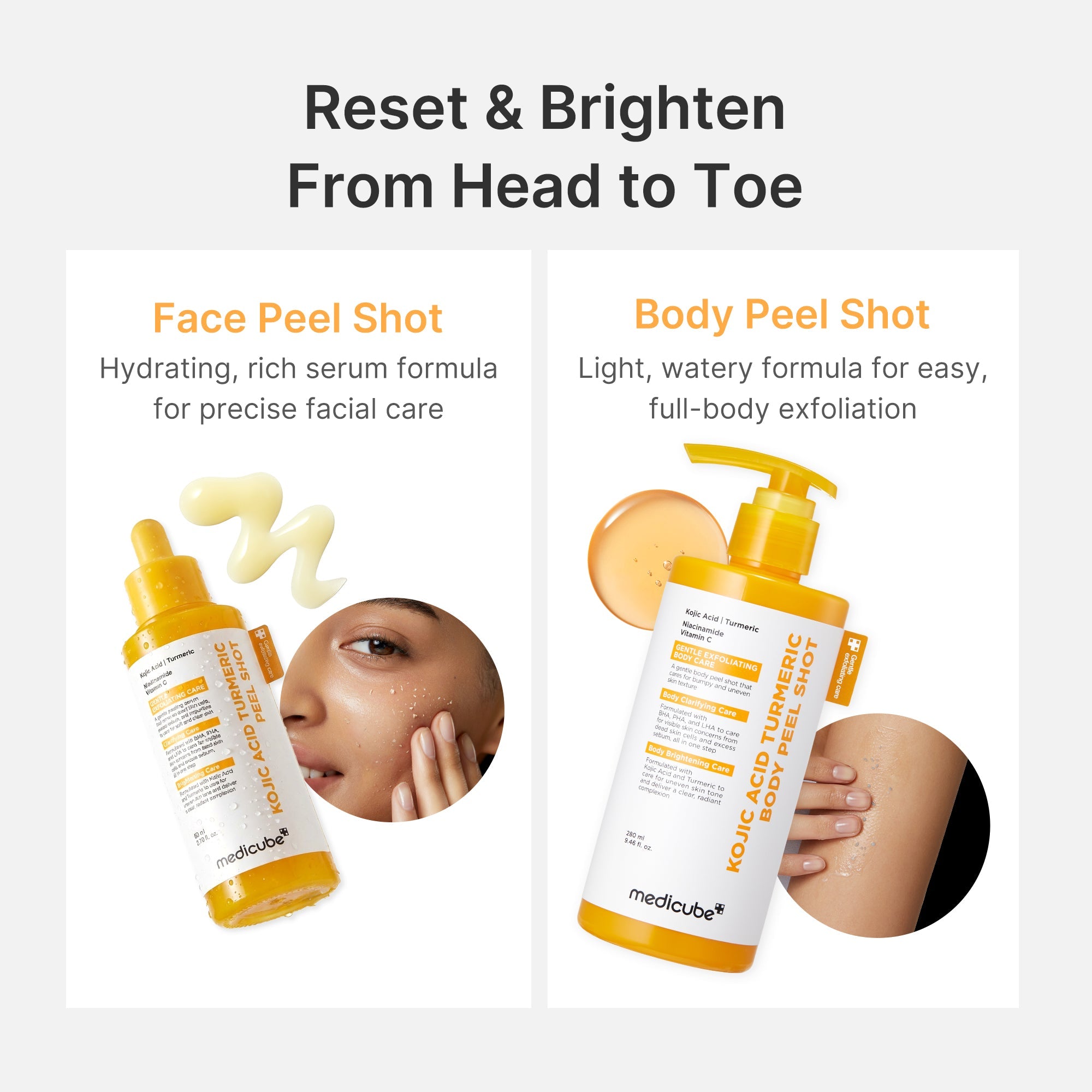 Kojic Acid Turmeric Peel Shot - Dewy Glow Drops