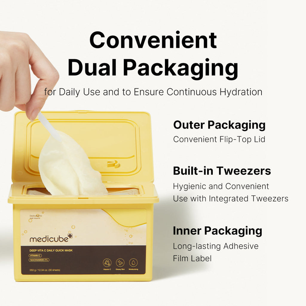 Deep Vita C Daily Quick Masks - Daily Travel Set