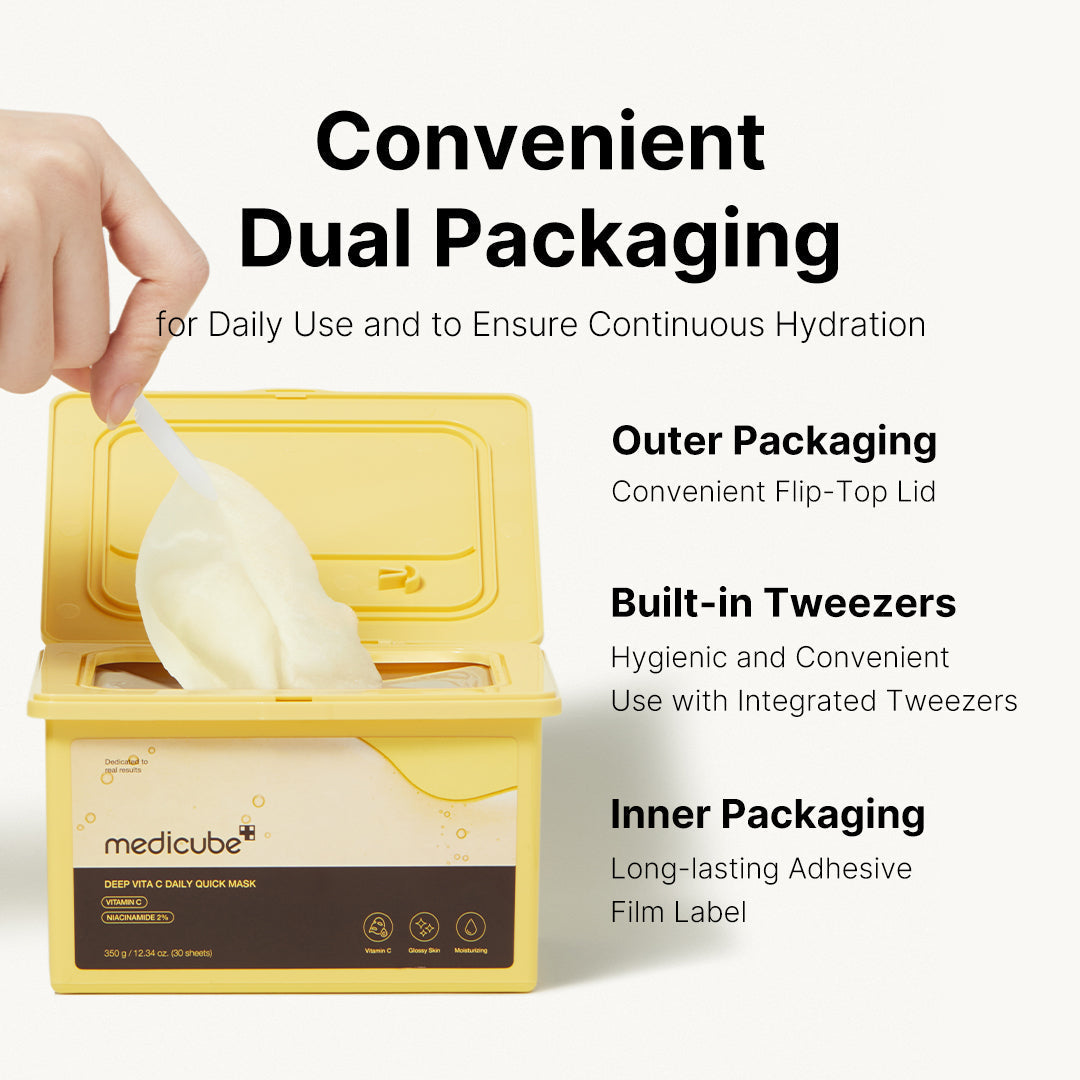 [Subscr.] Deep Vita C Daily Quick Masks - Gentle Facial Cream