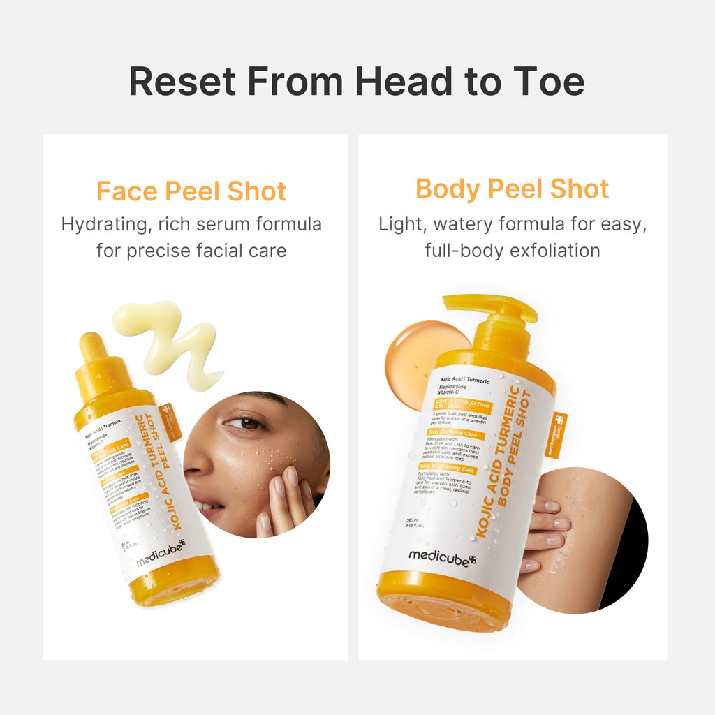 Kojic Acid Turmeric Body Peel Shot - Modern Sheet Mask