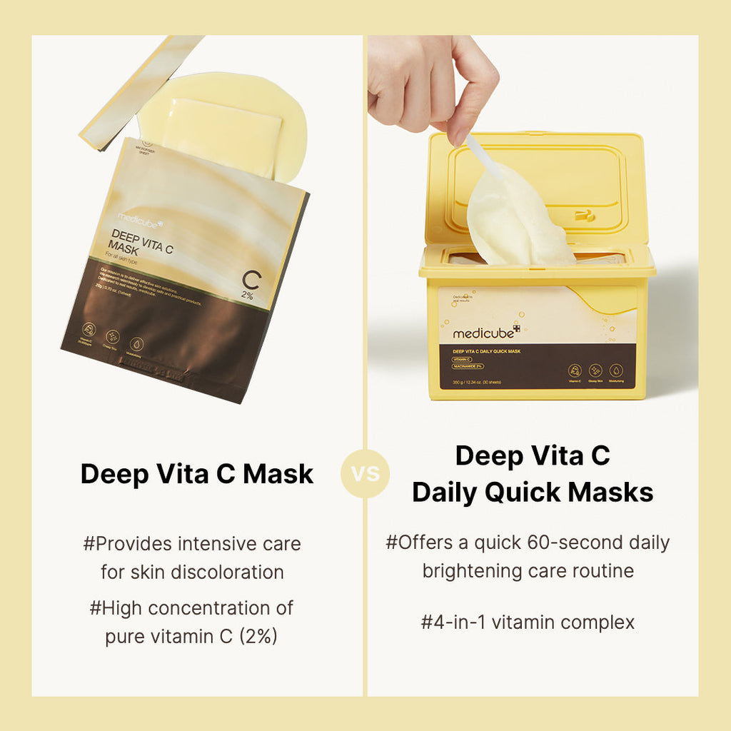 [Subscr.] Deep Vita C Daily Quick Masks - Gentle Facial Cream