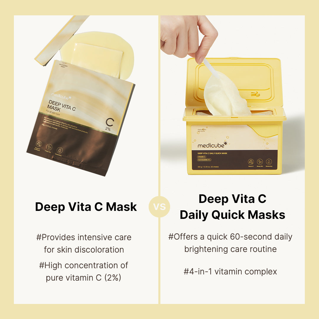 [GIFT] Deep Vita C Daily Quick Masks - Minimal Cleansing Balm