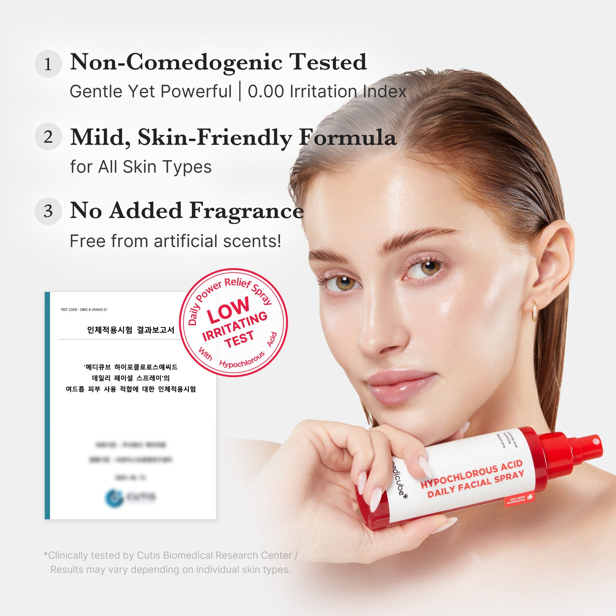 Hypochlorous Acid Power Soothing Spray - Fresh Face Sheet Mask
