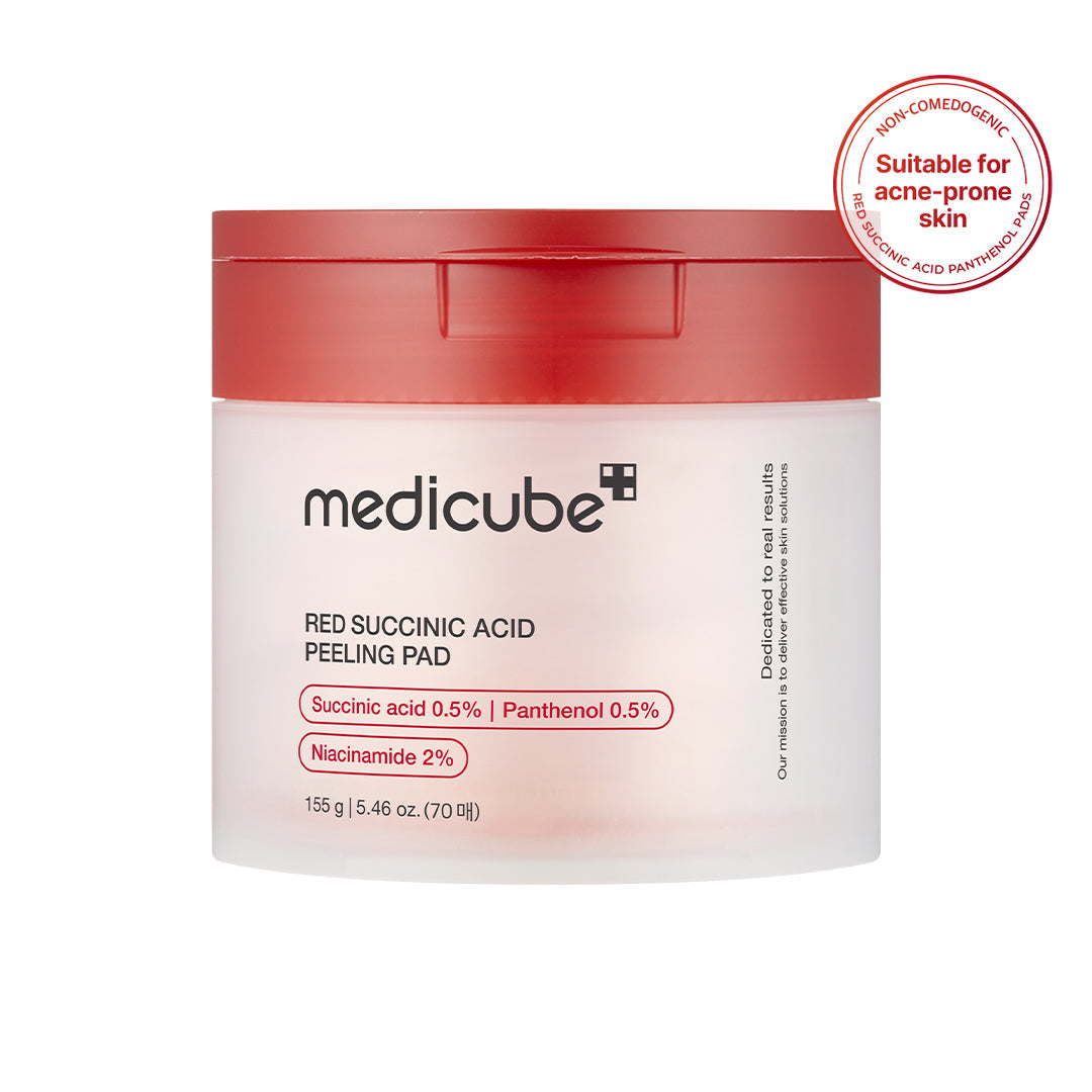 🎁 Red Succinic Acid Panthenol Pads - Modern Cushion Pads