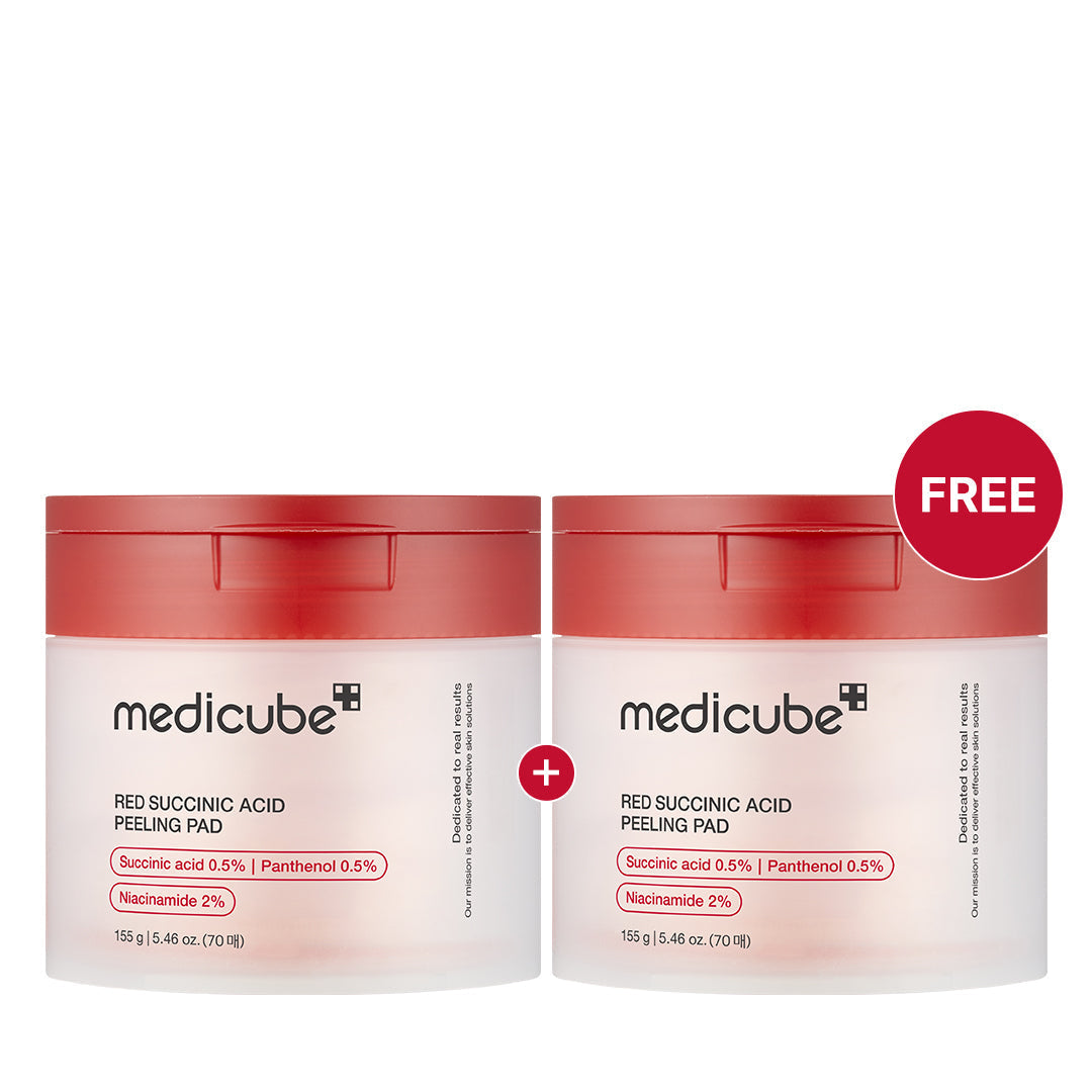 🎁 Red Succinic Acid Panthenol Pads - Modern Cushion Pads
