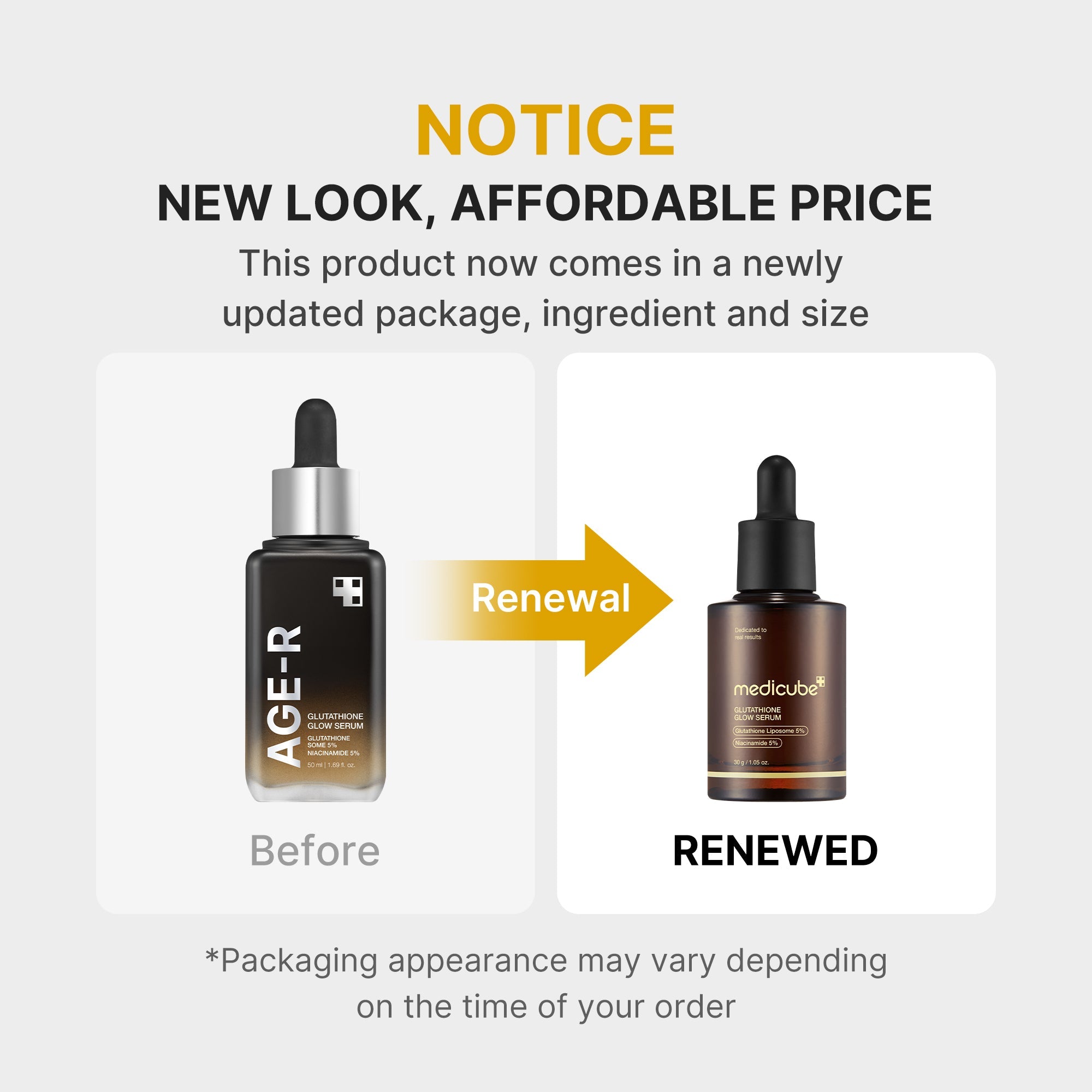 AGE-R Glutathione Glow Serum - Fresh Face Facial Serum
