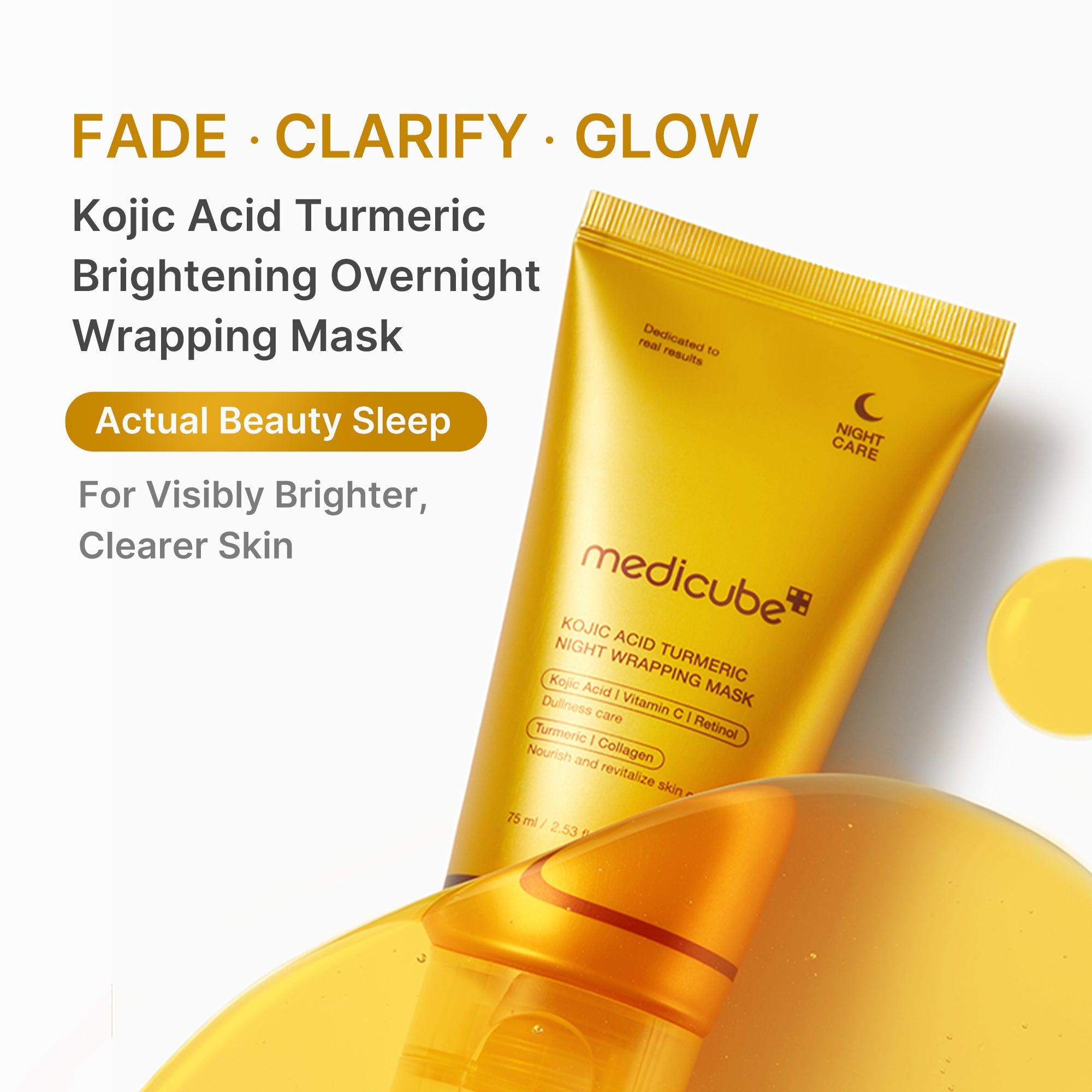 [Subscr.] Kojic Acid Turmeric Overnight Wrapping Mask - Smooth Beauty Tool