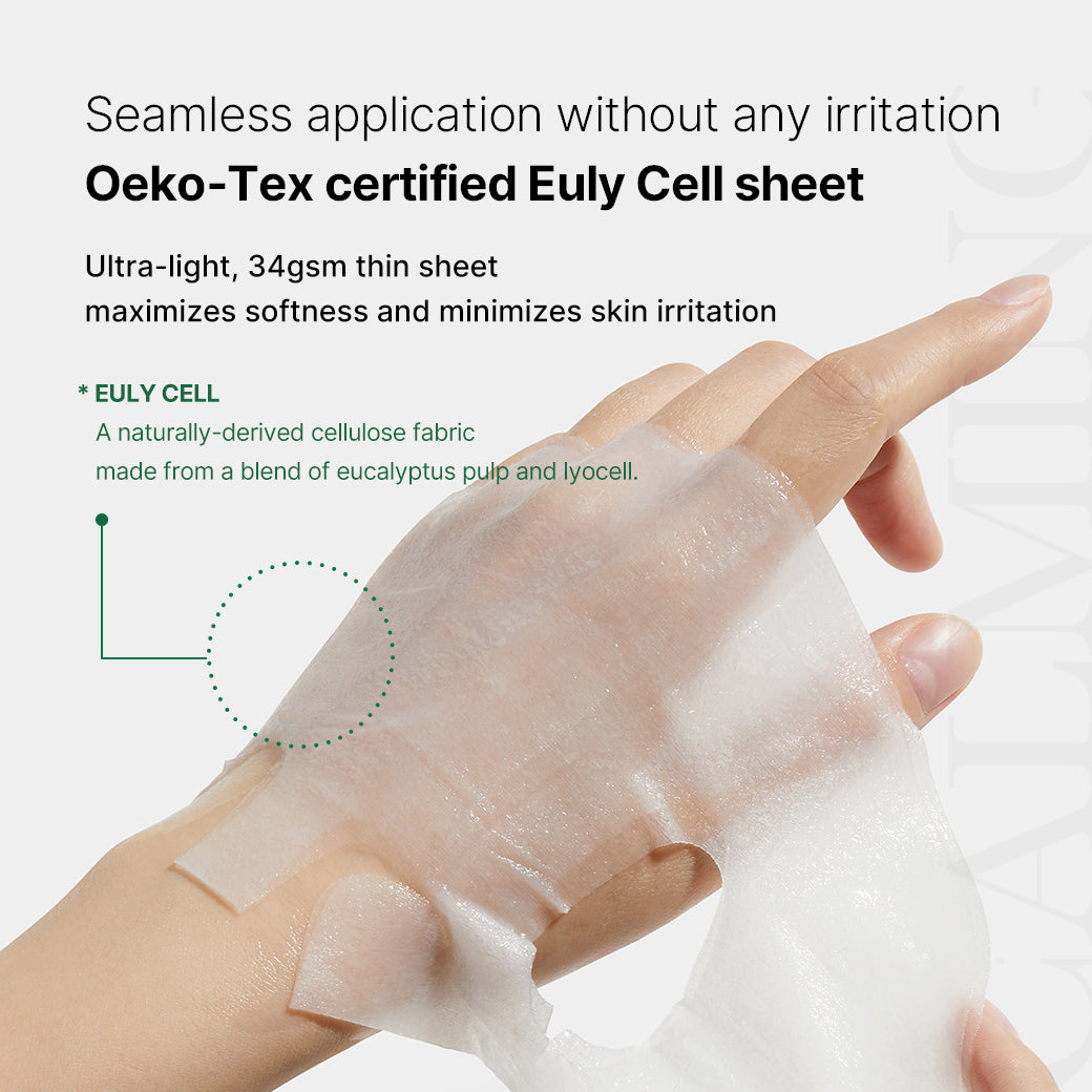 Super Cica Calming Mask - Lightweight Cushion Pads
