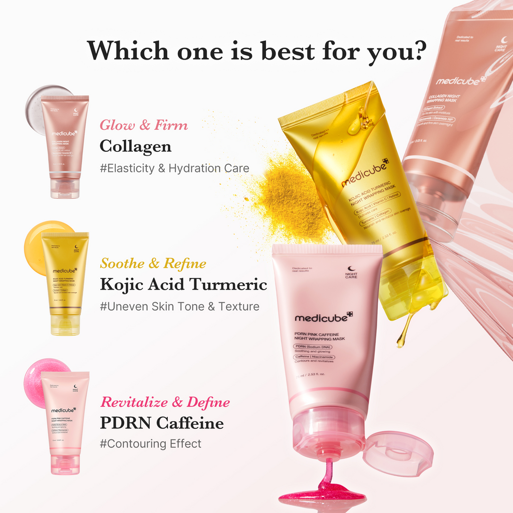 [Subscr.] Kojic Acid Turmeric Overnight Wrapping Mask - Smooth Beauty Tool
