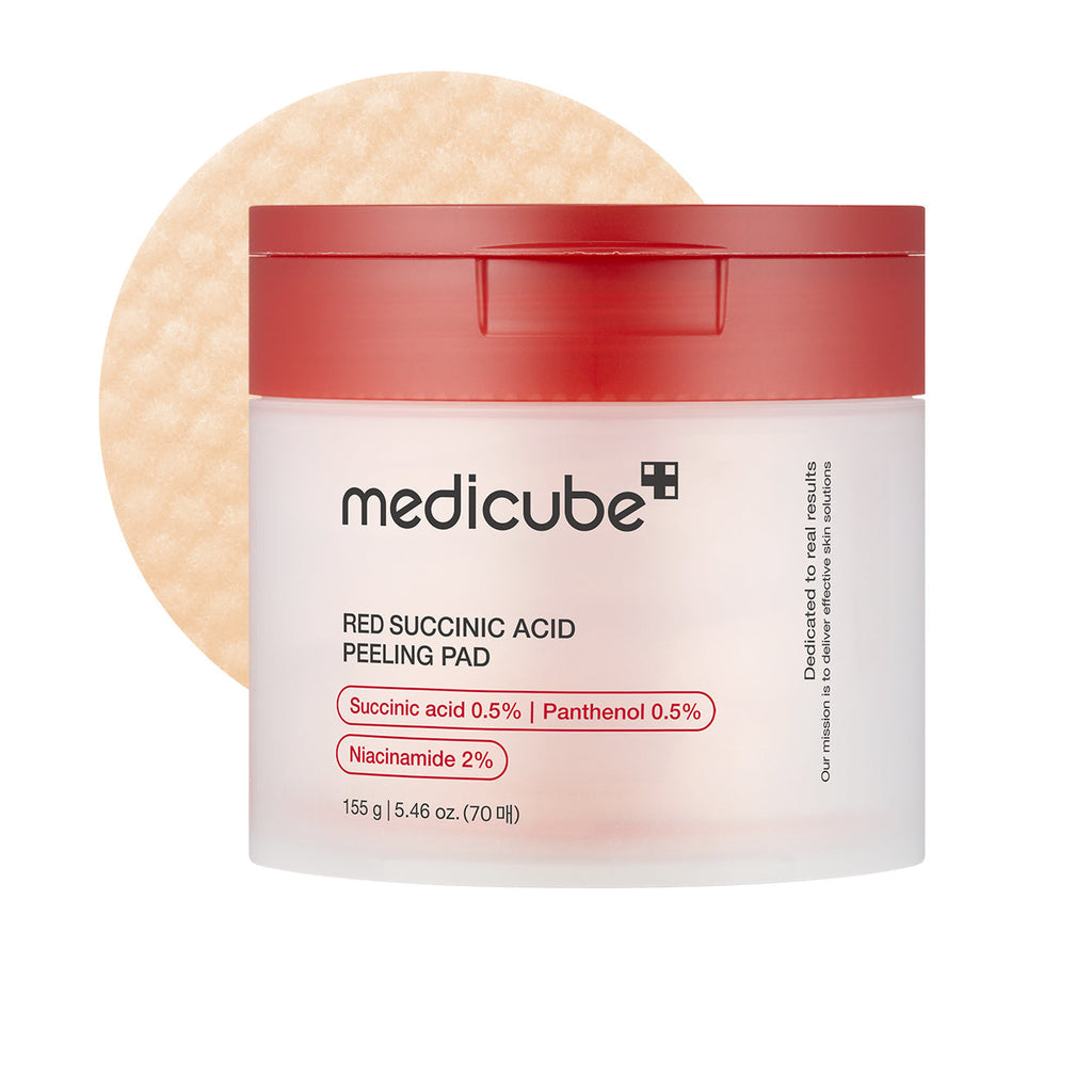 🎁 Red Succinic Acid Panthenol Pads - Modern Cushion Pads