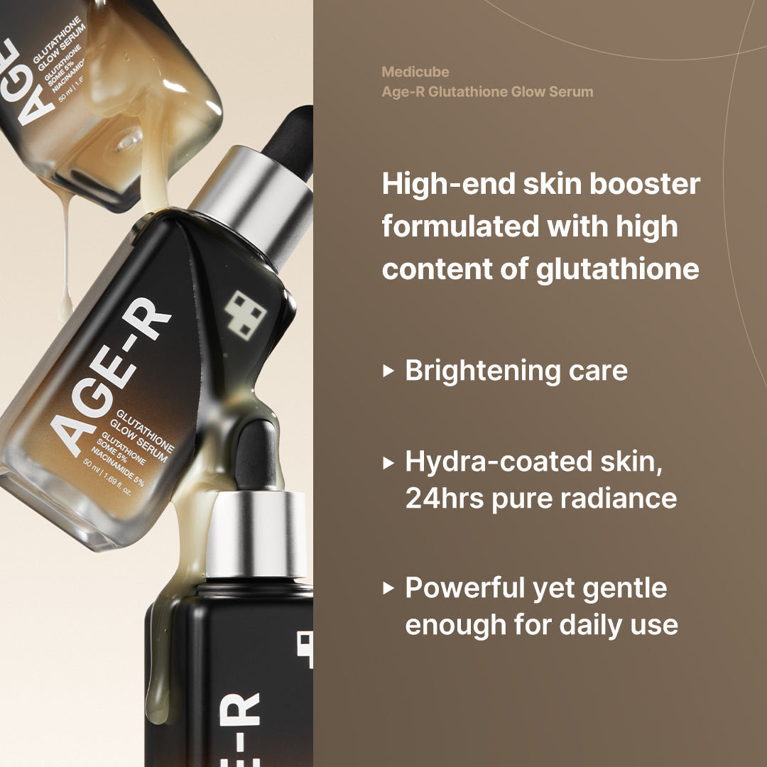 [Subscr.] AGE-R Glutathione Glow Serum - Travel Ready Cream Cleanser
