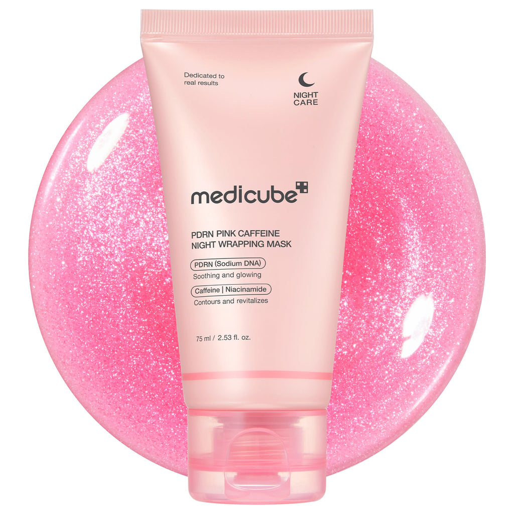 [Subscr.] PDRN Pink Caffeine Overnight Wrapping Mask - Glow Ready Glow Drops