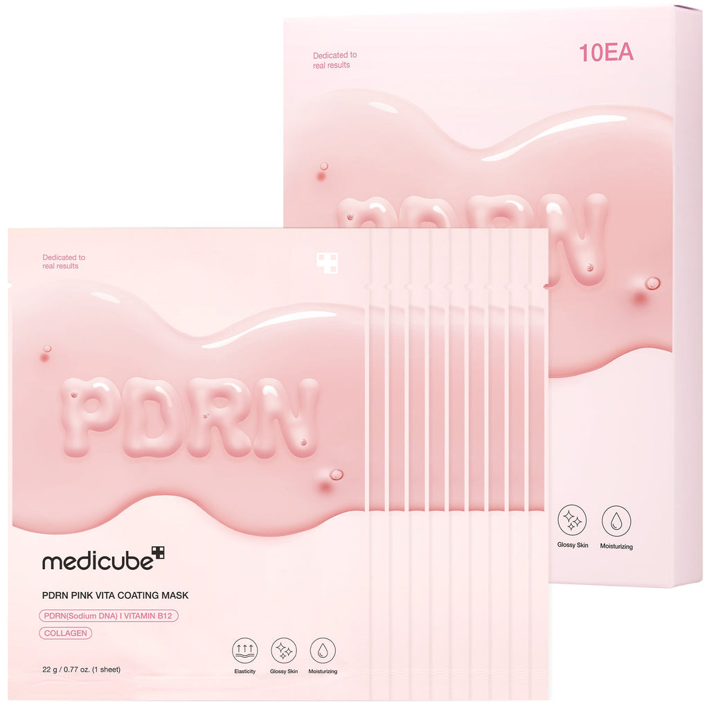 PDRN Pink Vita Coating Sheet Mask - Simple Hydrating Toner