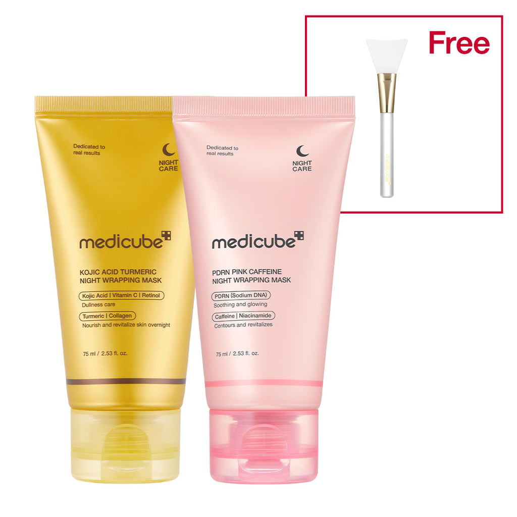 [GIFT] PDRN Pink Caffeine Overnight Wrapping Mask - Glow Ready Day Lotion