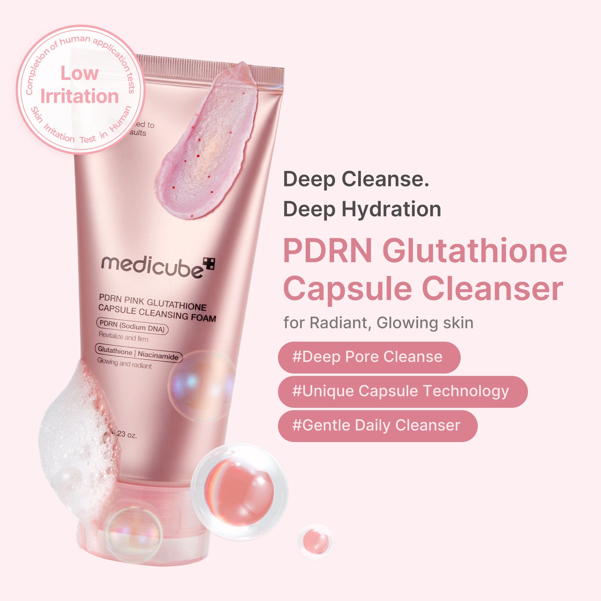 PDRN Pink Glow Home Aesthetic Full Set - Beauty Drawer Night Cream