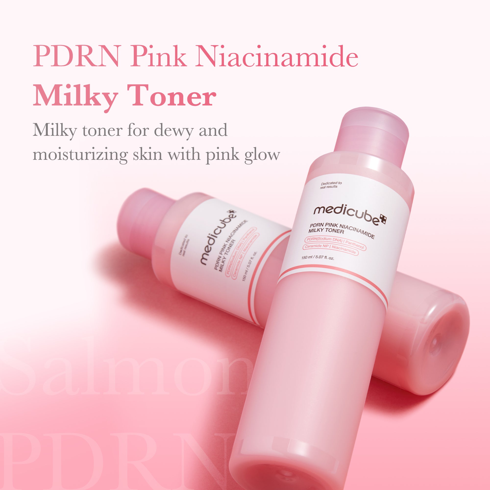 [Subscr.] PDRN Pink Niacinamide Milky Toner - Fresh Face Day Lotion