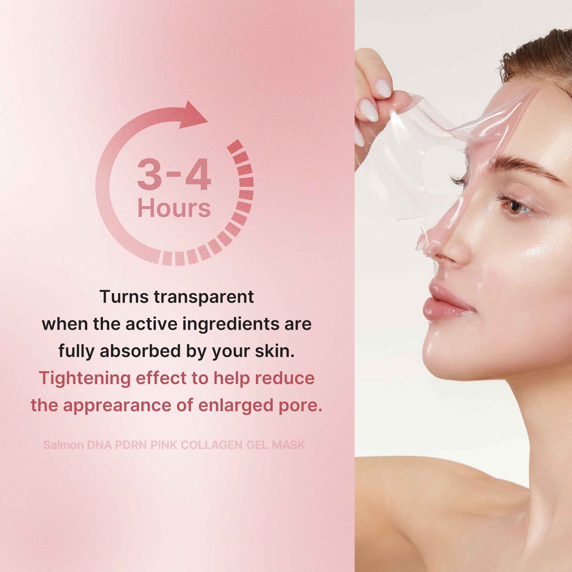 [GIFT] Salmon PDRN Pink Collagen Jelly Gel Mask (4ea) - Minimal Cushion Pads